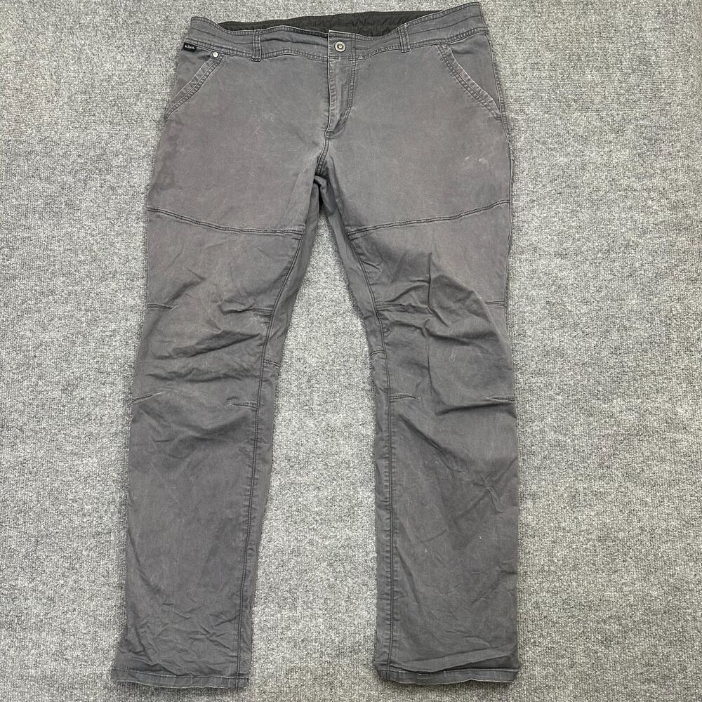 Kuhl Mens Pants 40x32 Steel Gray Free Generater Stretch Hiking Outdoor Tapered